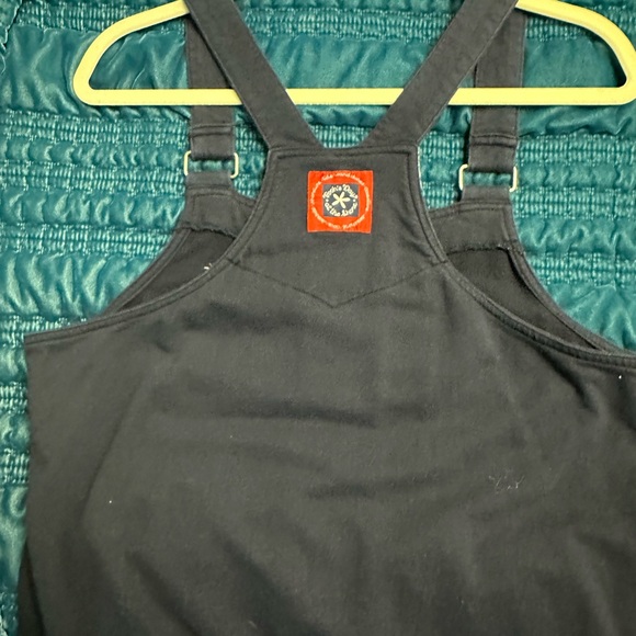 Winnie The Pooh Piglet Beach Jumper Dress Navy Blue Stretchy POCKETS Size- Large - Picture 2 of 4